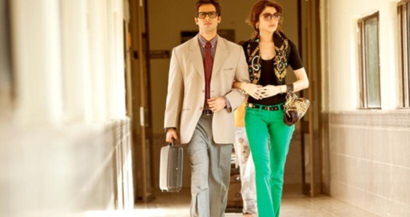 Shahid Kapoor as Karan and Anushka Sharma as Bulbul in "Badmaash Company."