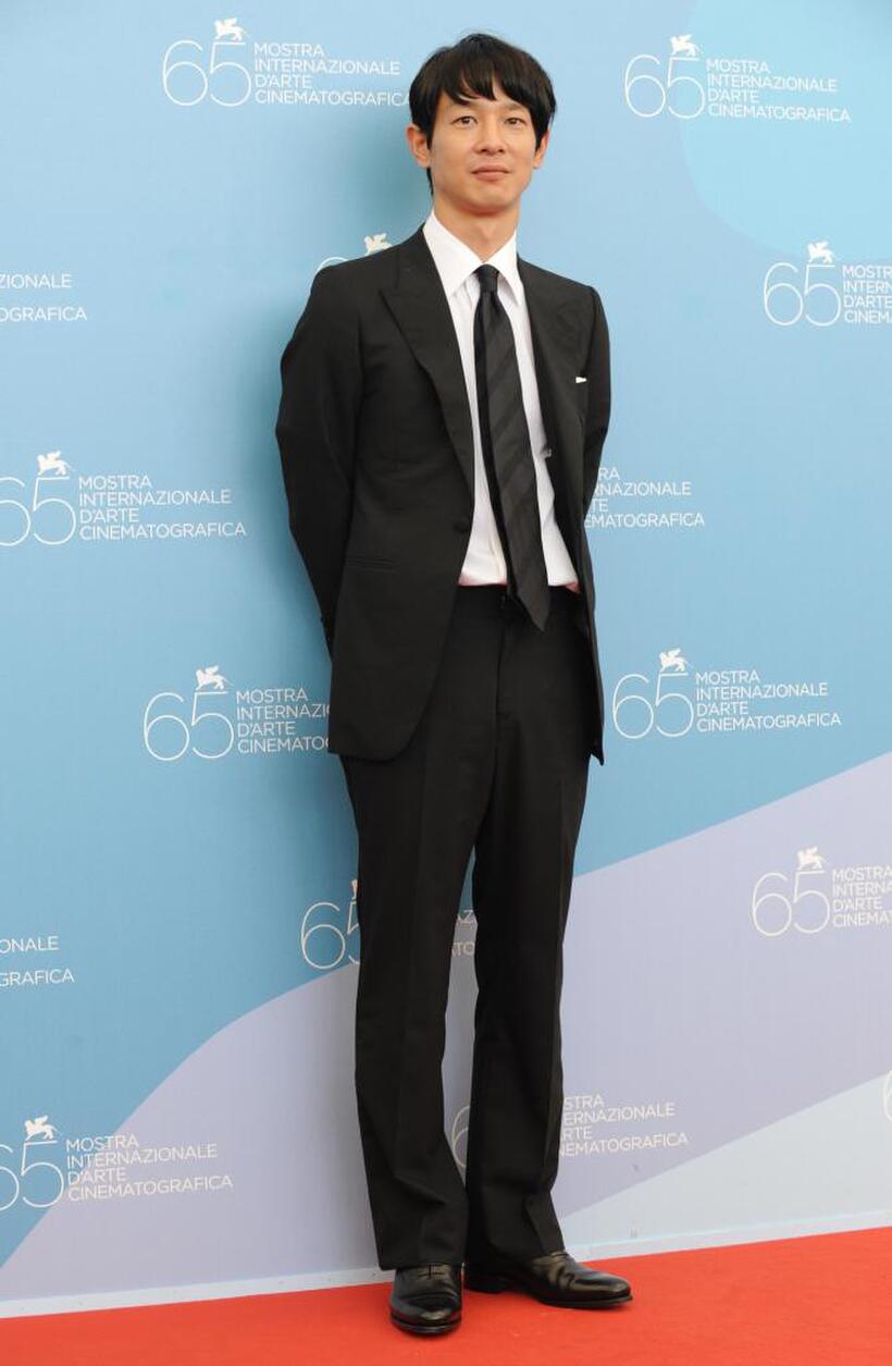 Ryo Kase at the photocall of "The Sky crawlers" during the 65th Venice International Film Festival.
