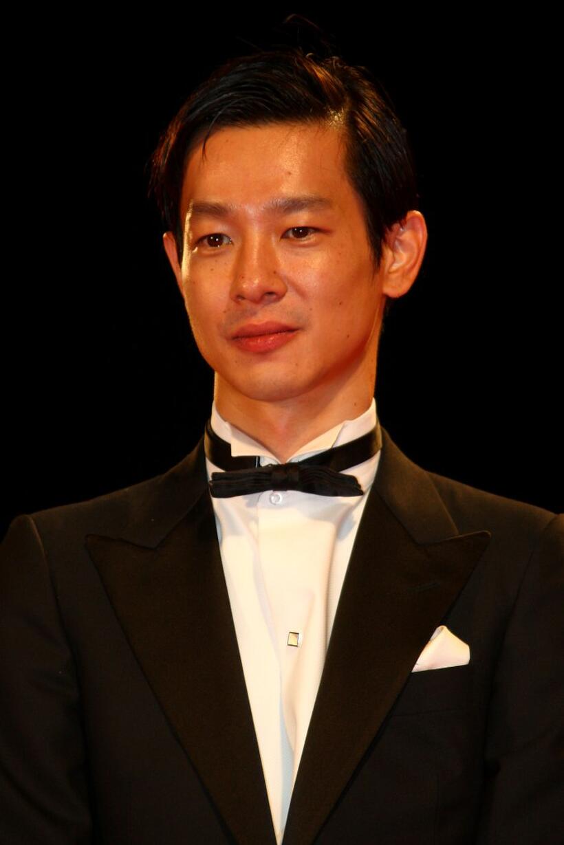 Ryo Kase at the premiere of "The Sky crawlers" during the 65th Venice International Film Festival.