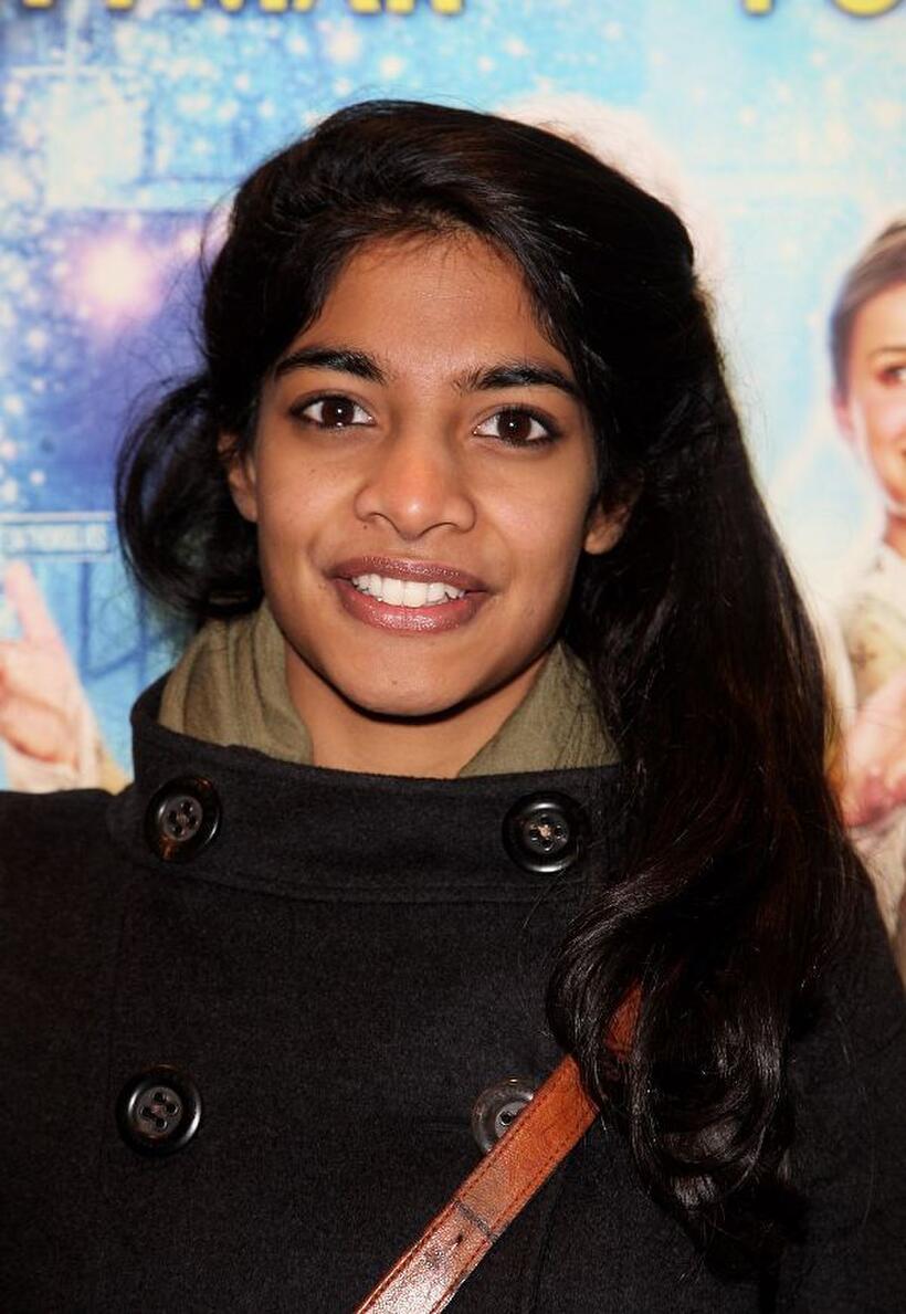 Amara Karan at the UK premiere of "Mr Magorium's Wonder Emporium."