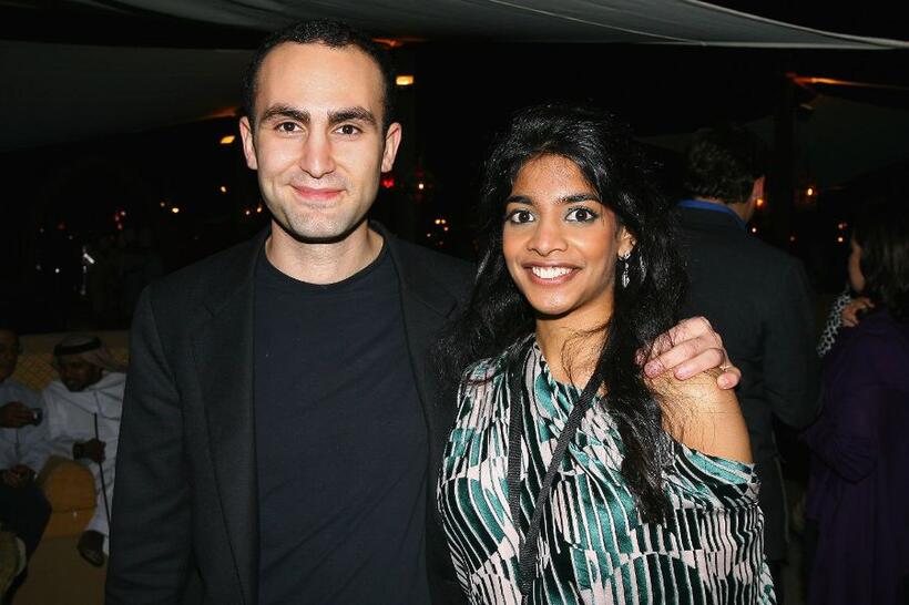 Khalid Abdalla and Amara Karan at the 4th Dubai International Film Festival.