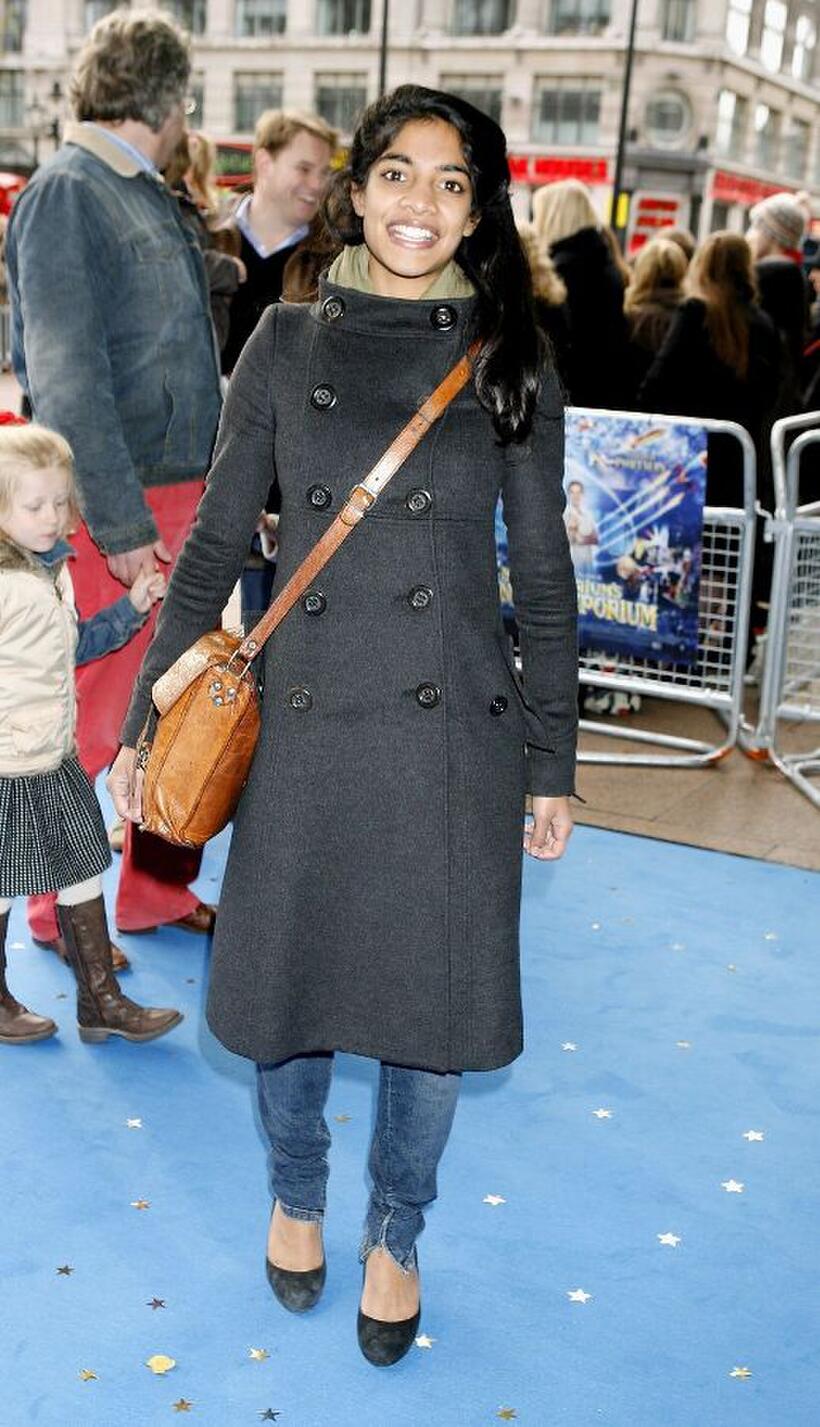 Amara Karan at the UK premiere of "Mr Magorium's Wonder Emporium."