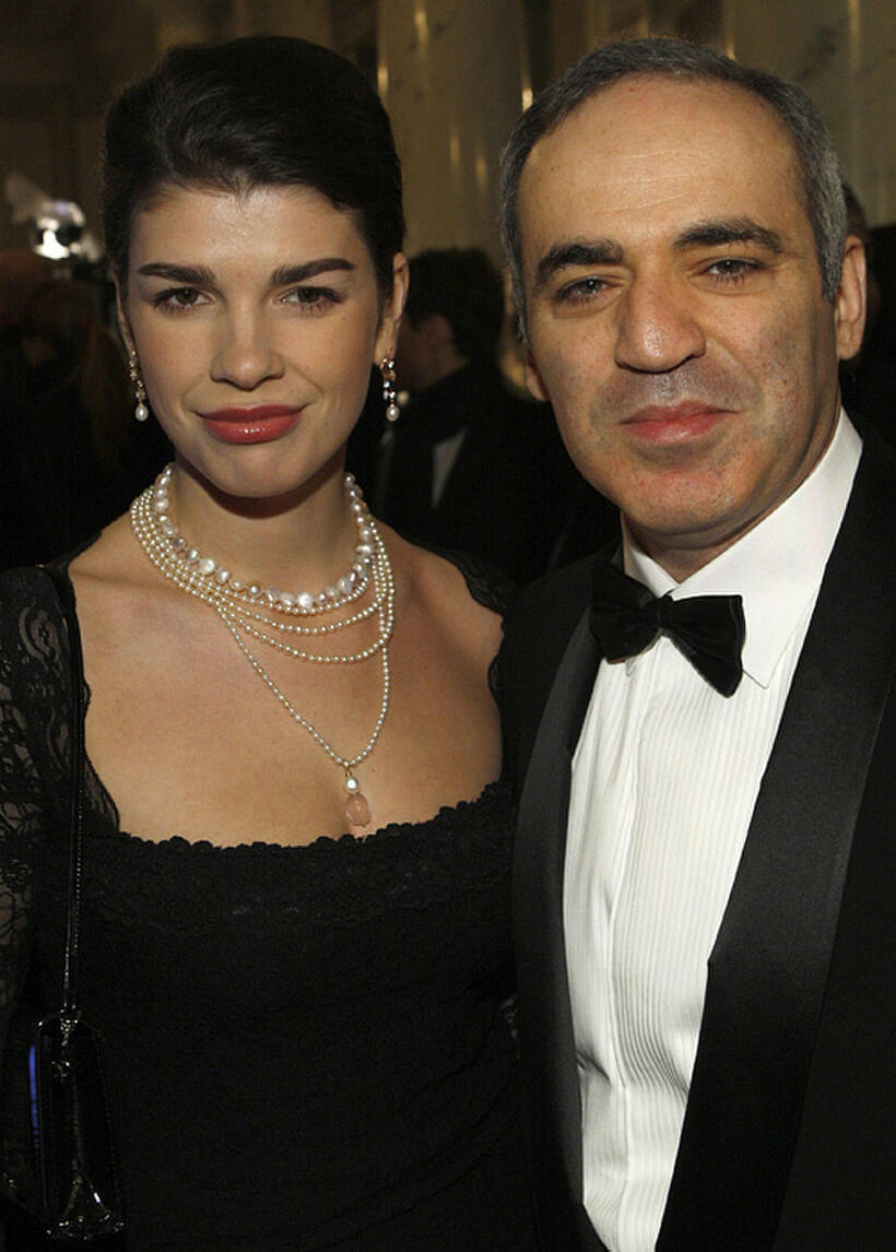 Julia and Garry Kasparov at the 7th Annual Cinema for Peace Gala in Berlin.