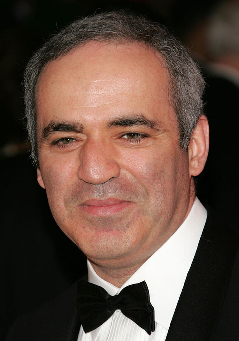 Garry Kasparov at the Time Magazine's celebration of the 100 most influential people in New York.