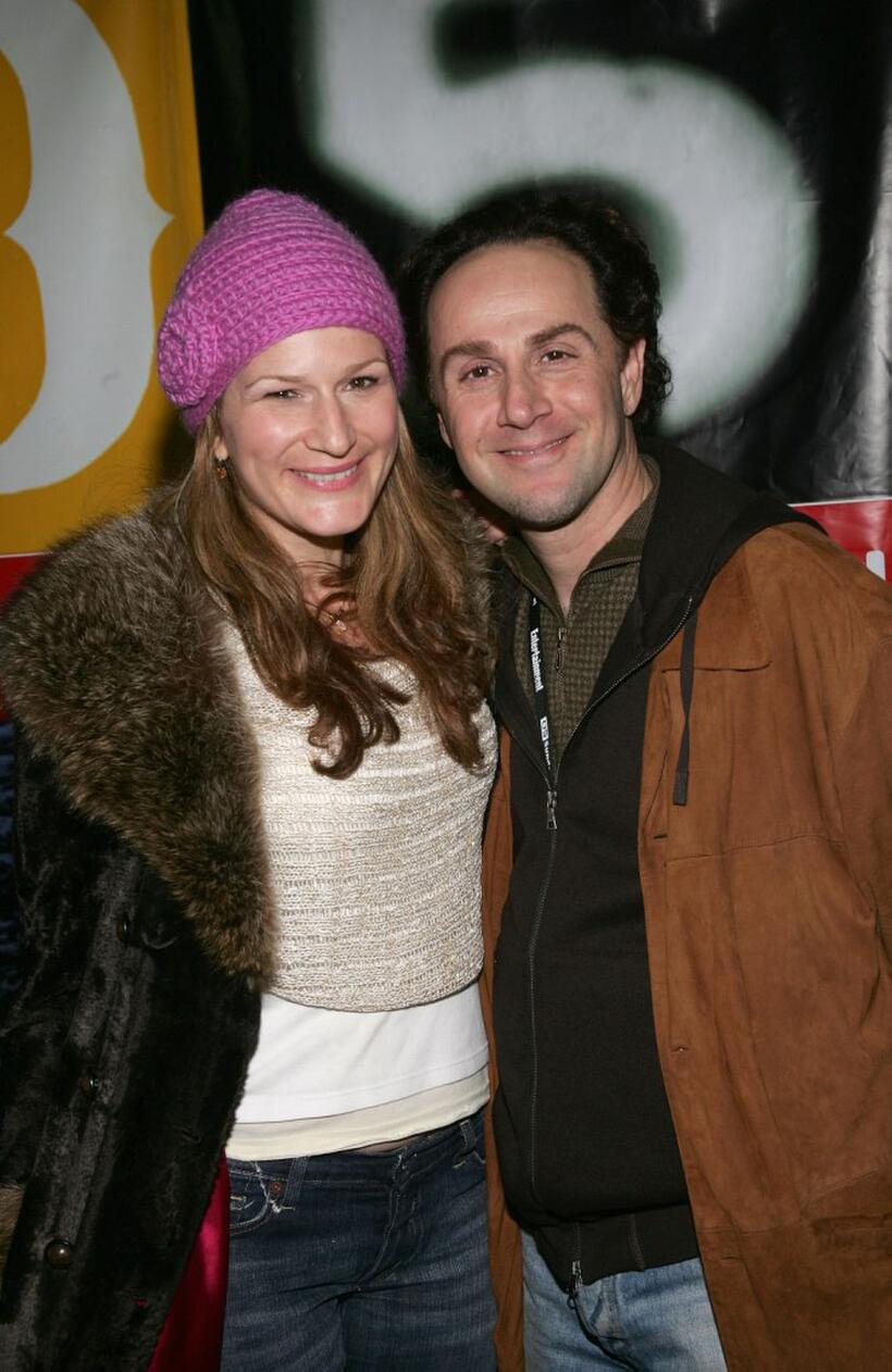 Ana Gasteyer and John Kassir at the premiere of "Reefer Madness."