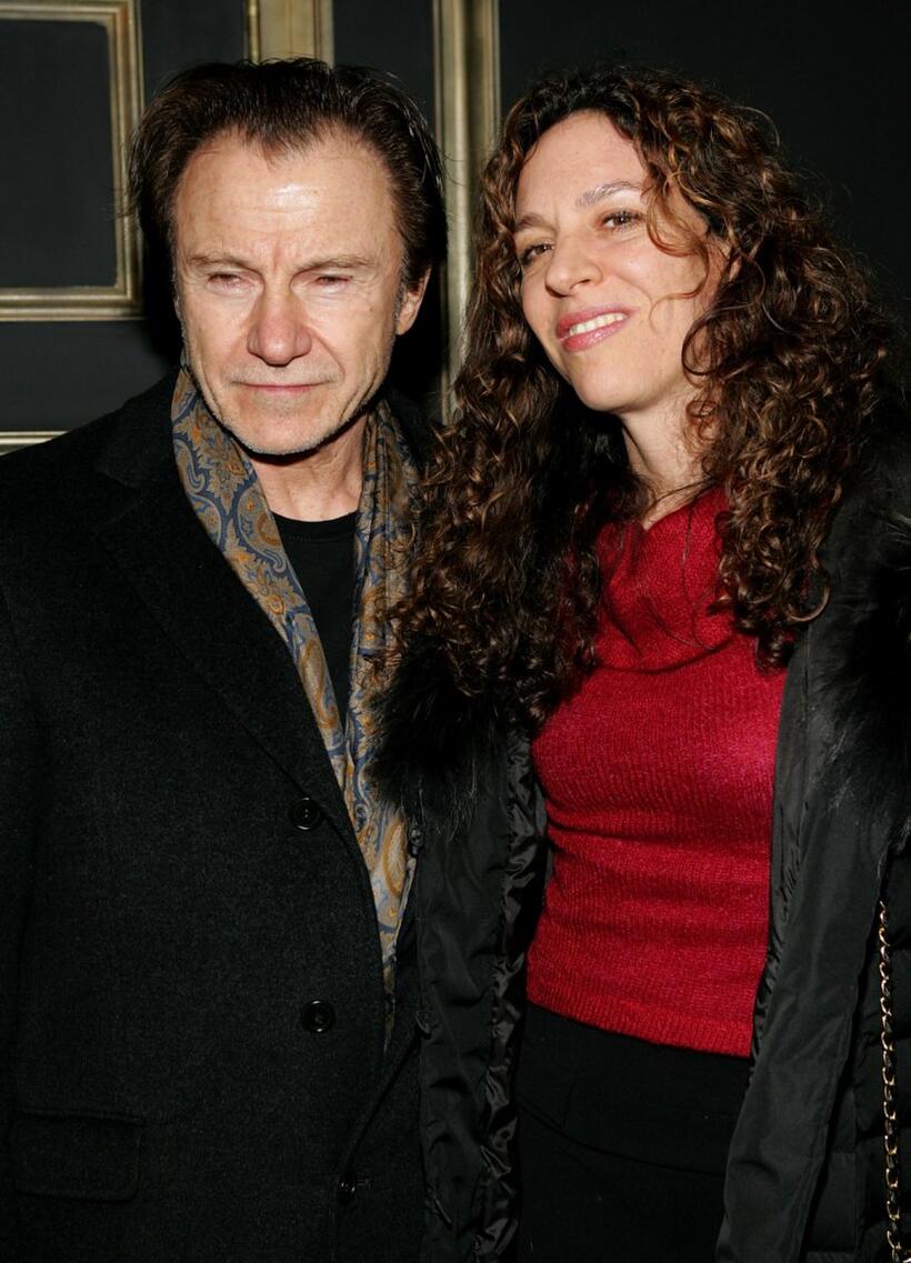 Harvey Keitel and Daphna Kastner at the New York Gala premiere of "Gypsy of Chelsea."