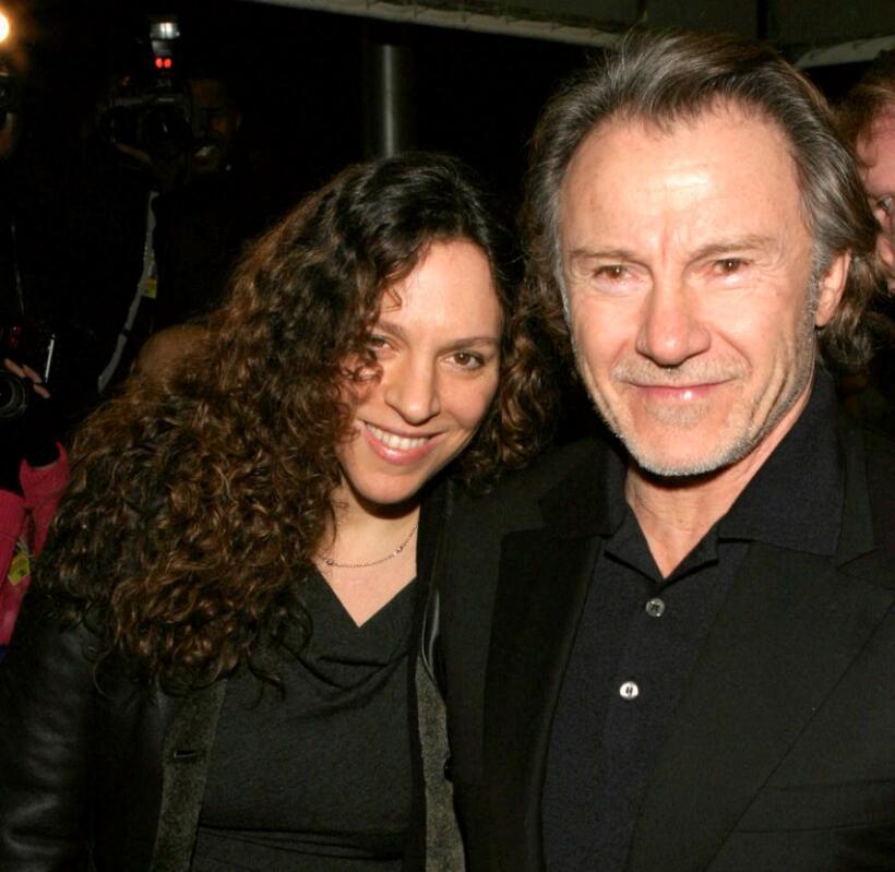 Daphna Kastner and Harvey Keitel at the opening night of "The Good Body."