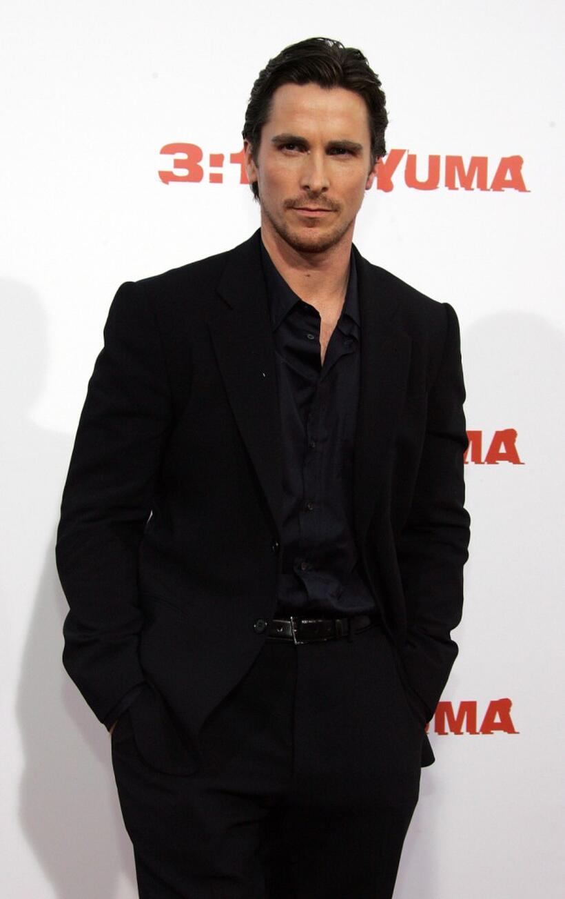 Christian Bale at the Los Angeles premiere of "3:10 To Yuma."