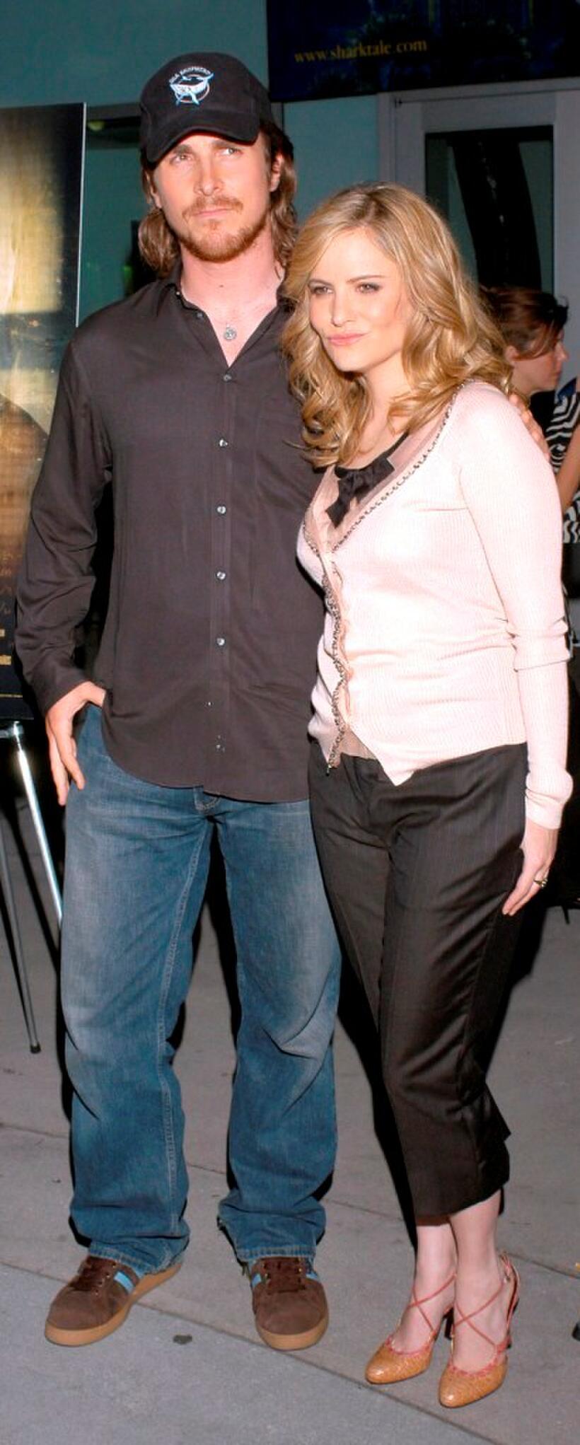 Christian Bale and Jennifer Jason Leigh at the Variety Screening Series of "The Machinist."