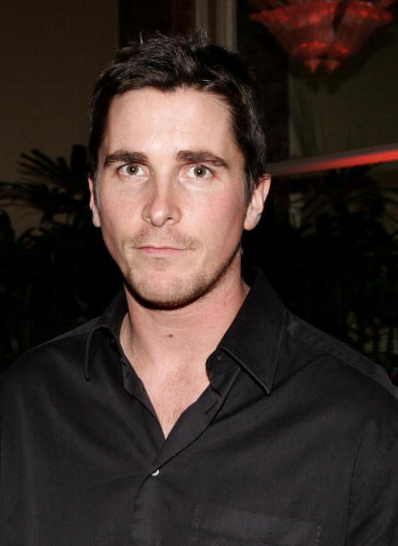 Christian Bale at "The New World" premiere.