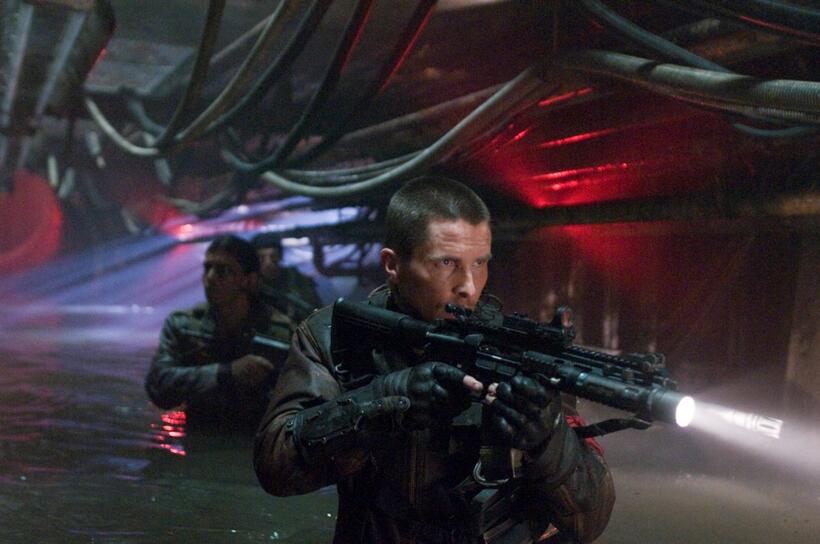 Christian Bale as John Connor in "Terminator Salvation."