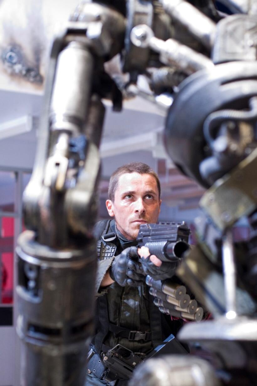 Christian Bale as John Connor in "Terminator Salvation."