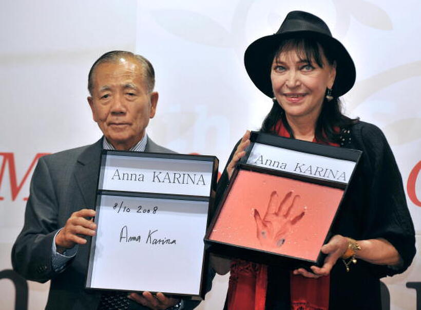 Kim Dong-Ho and Anna Karina at the 13th Pusan International Film Festival.