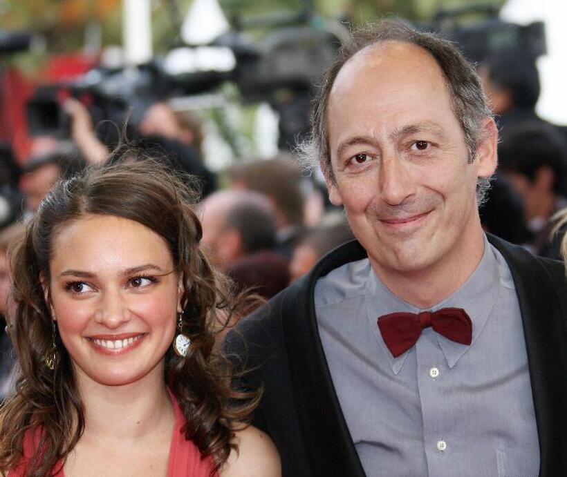 Sam Karmann and Guest at the premiere of "Over the Hedge" during the 59th edition of the Cannes Film Festival.