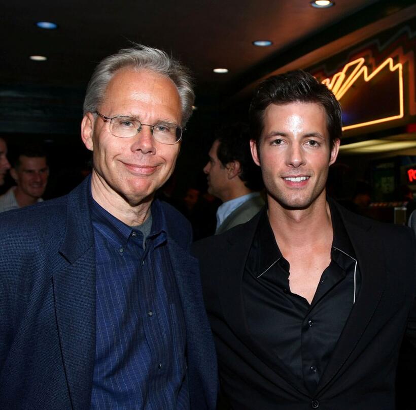 Stephen Macias and Philipp Karner at the premiere of "Kiss the Bride."