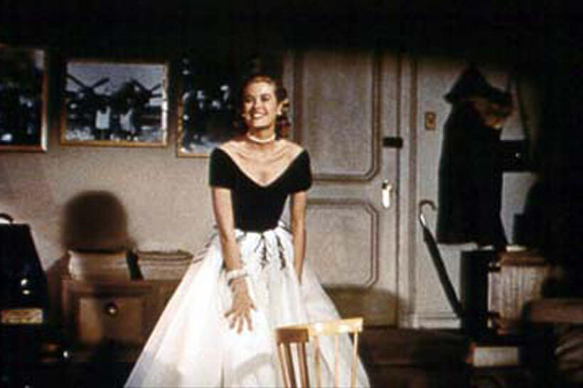 A scene from the movie Rear Window.