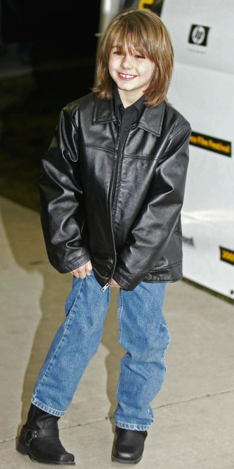 Dominic Scott Kay at the premiere of "Loverboy."