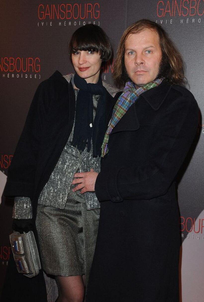 Jeanne Balibar and Philippe Catherine at the premiere of "Gainsbourg (une vie heroique)."