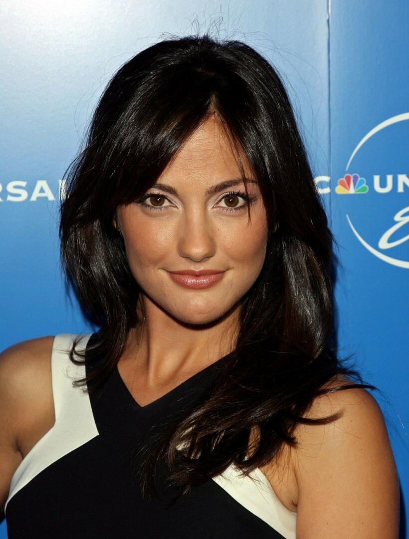 Minka Kelly at the NBC Universal Experience.