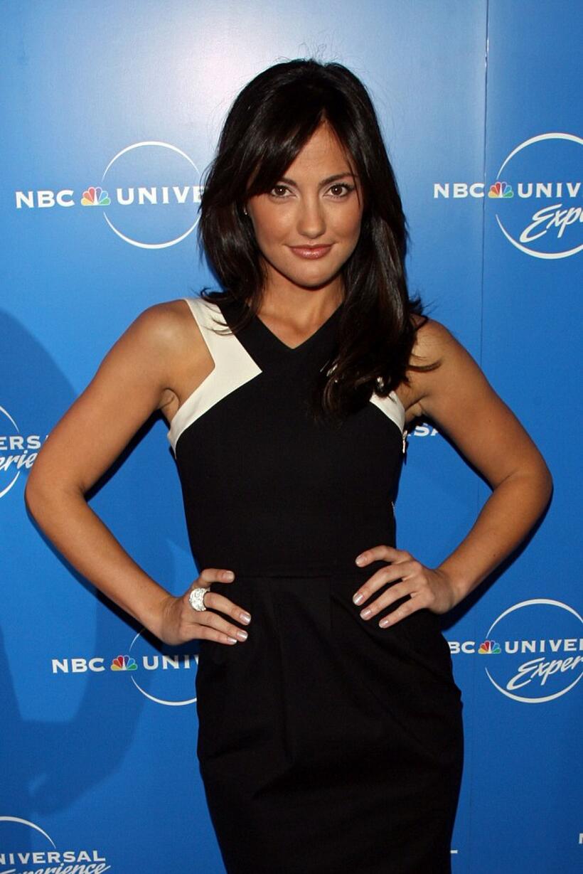 Minka Kelly at the NBC Universal Experience.
