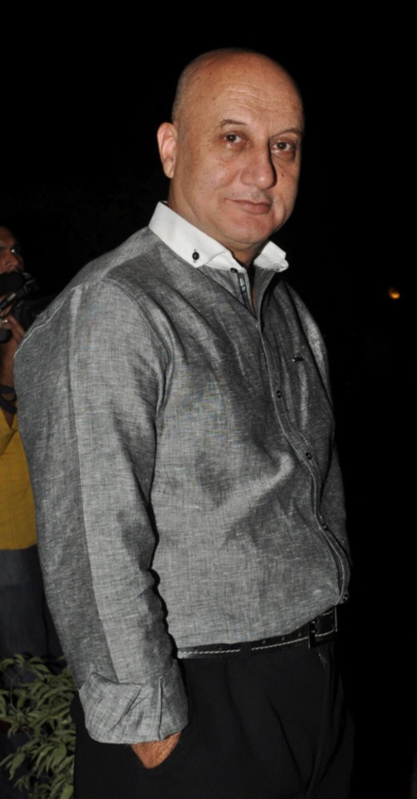 Anupam Kher at the celebrity laden function in Mumbai.
