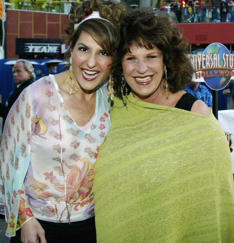 Lainie Kazan and Nia Vardalos at the world premiere of "Carla and Connie."