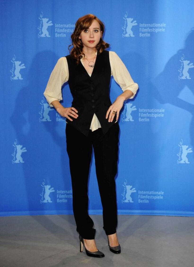 Zoe Kazan at the photocall of "The Private Lives of Pippa Lee" during the 59th Berlin Film Festival.