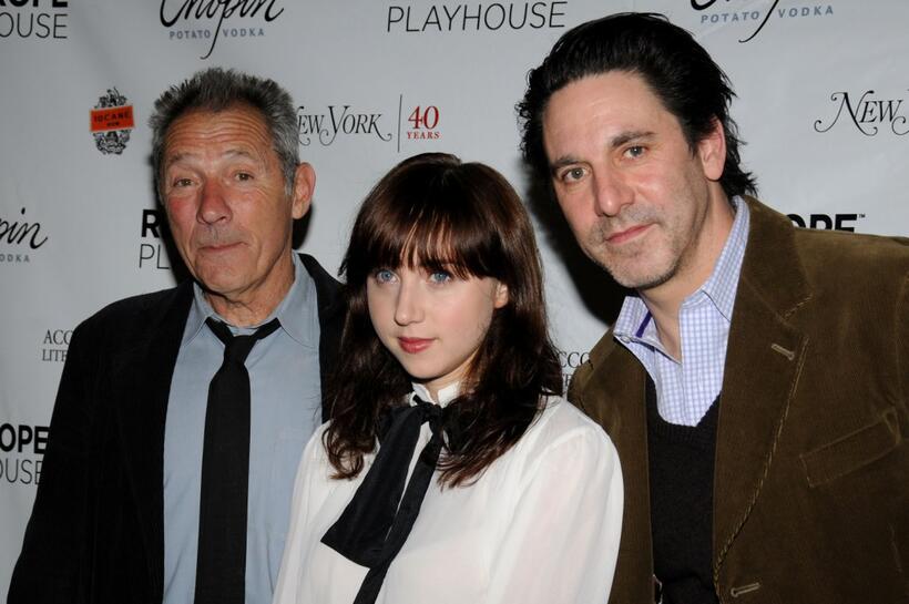 Israel Horovitz and Zoe Kazan and Scott Cohen at the Red Rope Playhouse presents "Ex-Lovers."