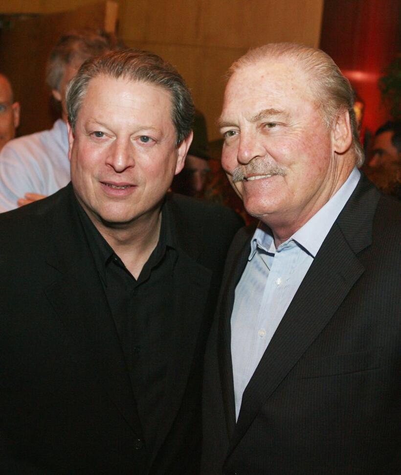 Al Gore and Stacy Keach at the after party of the premiere of "An Inconvenient Truth."