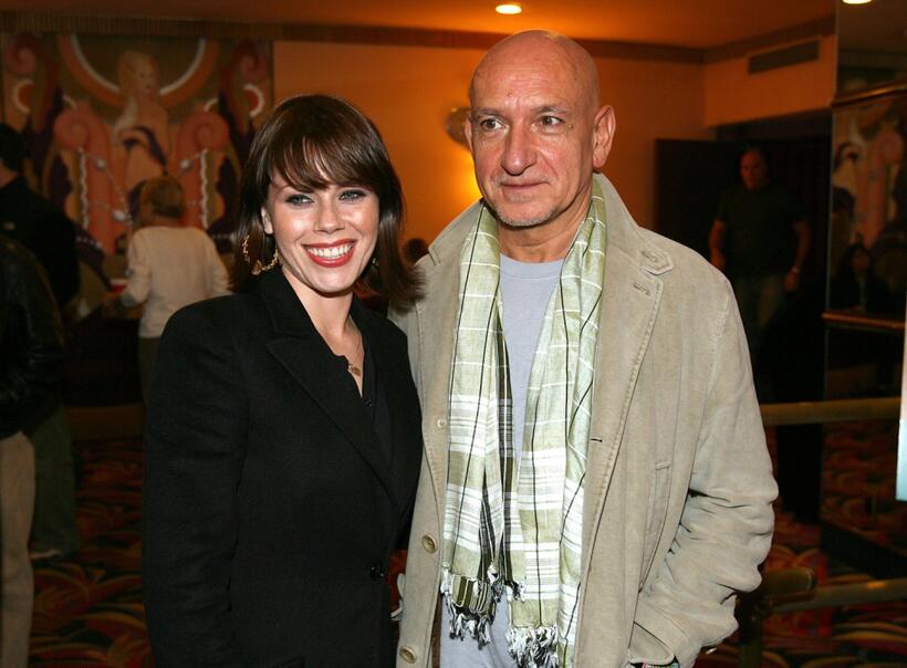 Fairuza Balk and Ben Kinglsey at the "Don't Come Knocking" premiere at Fine Arts Theatre.