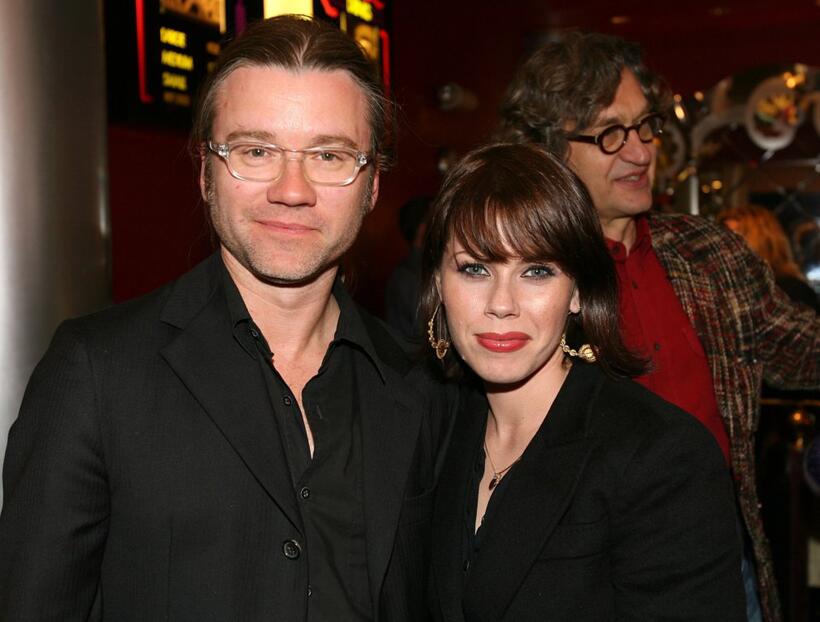 Fairuza Balk and Franz Lustig at the "Don't Come Knocking" premiere at Fine Arts Theatre.