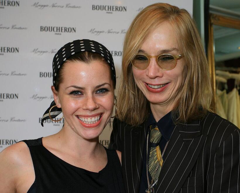 Fairuza Balk and Maggie Norris at the REEL Lounge Retreat at the Point De Vue Salon.
