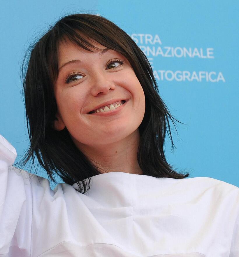 Chulpan Khamatova at the photocall of "Paper Soldier" during the 65th Venice International Film Festival.