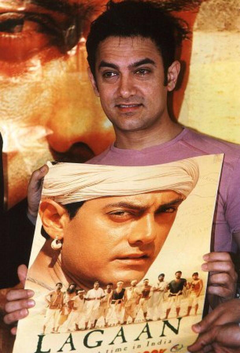 Aamir Khan at the launch of the comic book "Laagan."