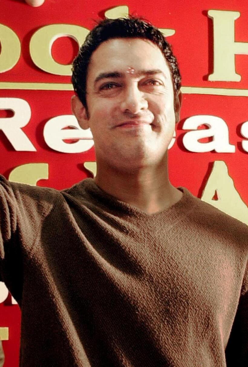 Aamir Khan at the book store in Bangalore.