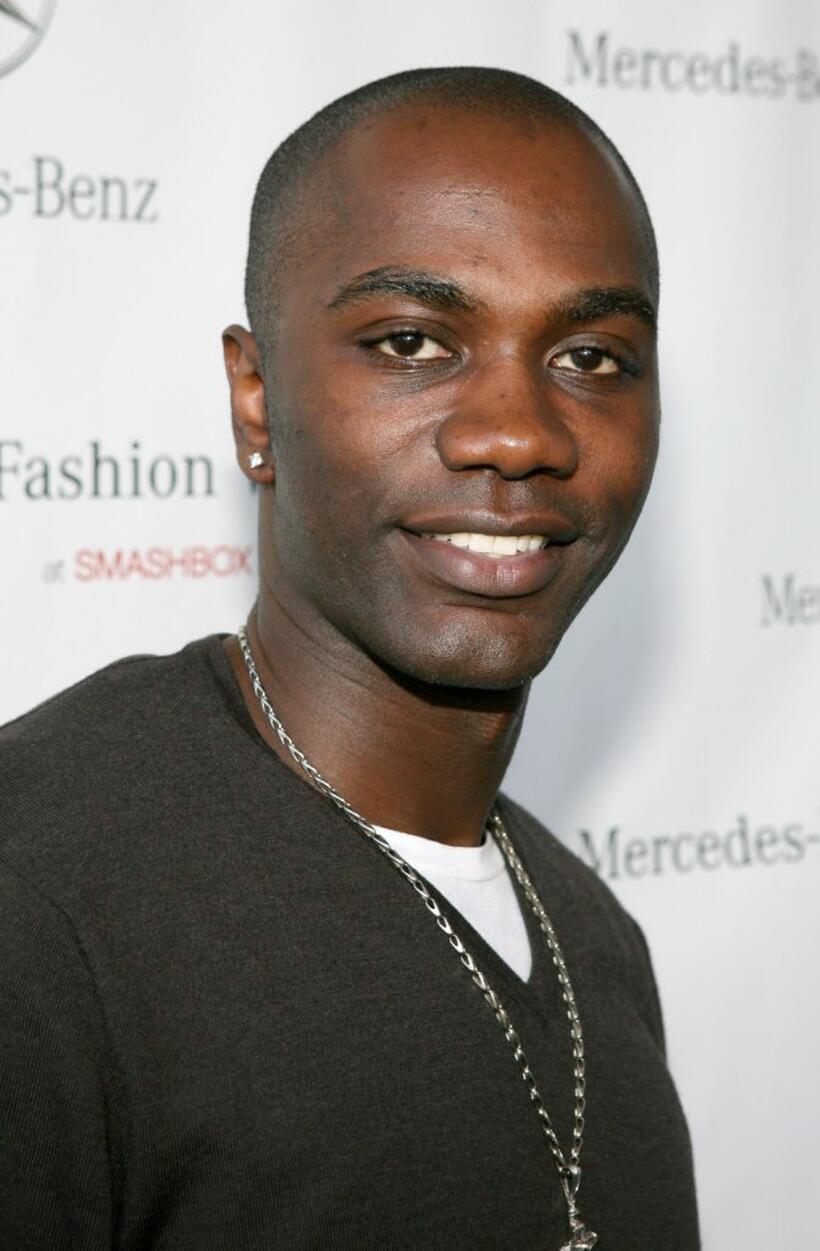Nashawn Kearse at the Mercedes-Benz Fashion Week.