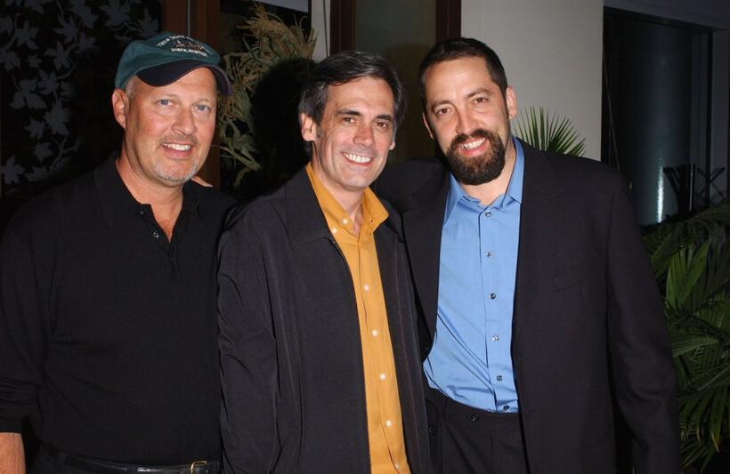 Stephen Eich, Randall Arney and Ian Barford at the after party of the premiere of "Take Me Out."