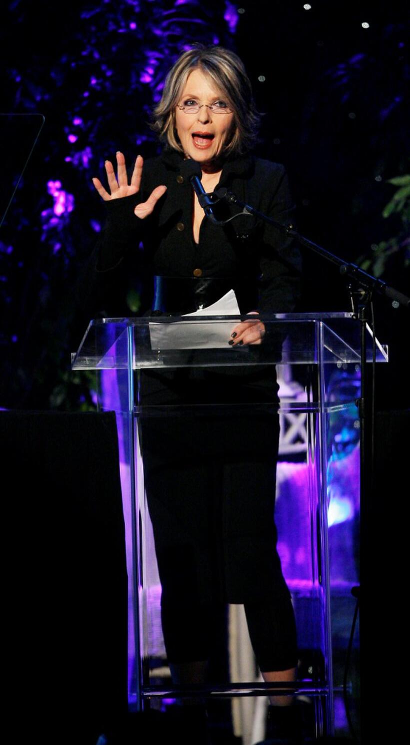Diane Keaton at the Women In Film 2007 Crystal and Lucy Awards.