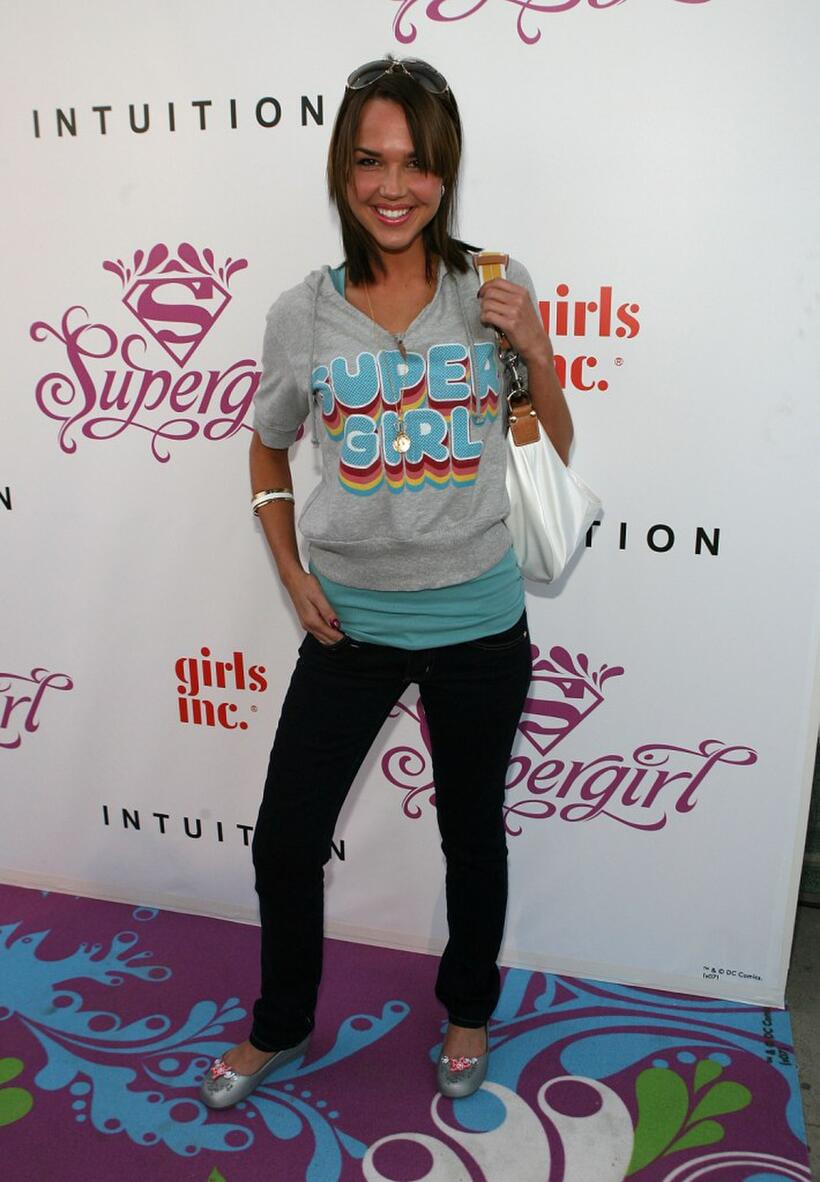 Arielle Kebbel at the Supergirl Collection Launch Party.