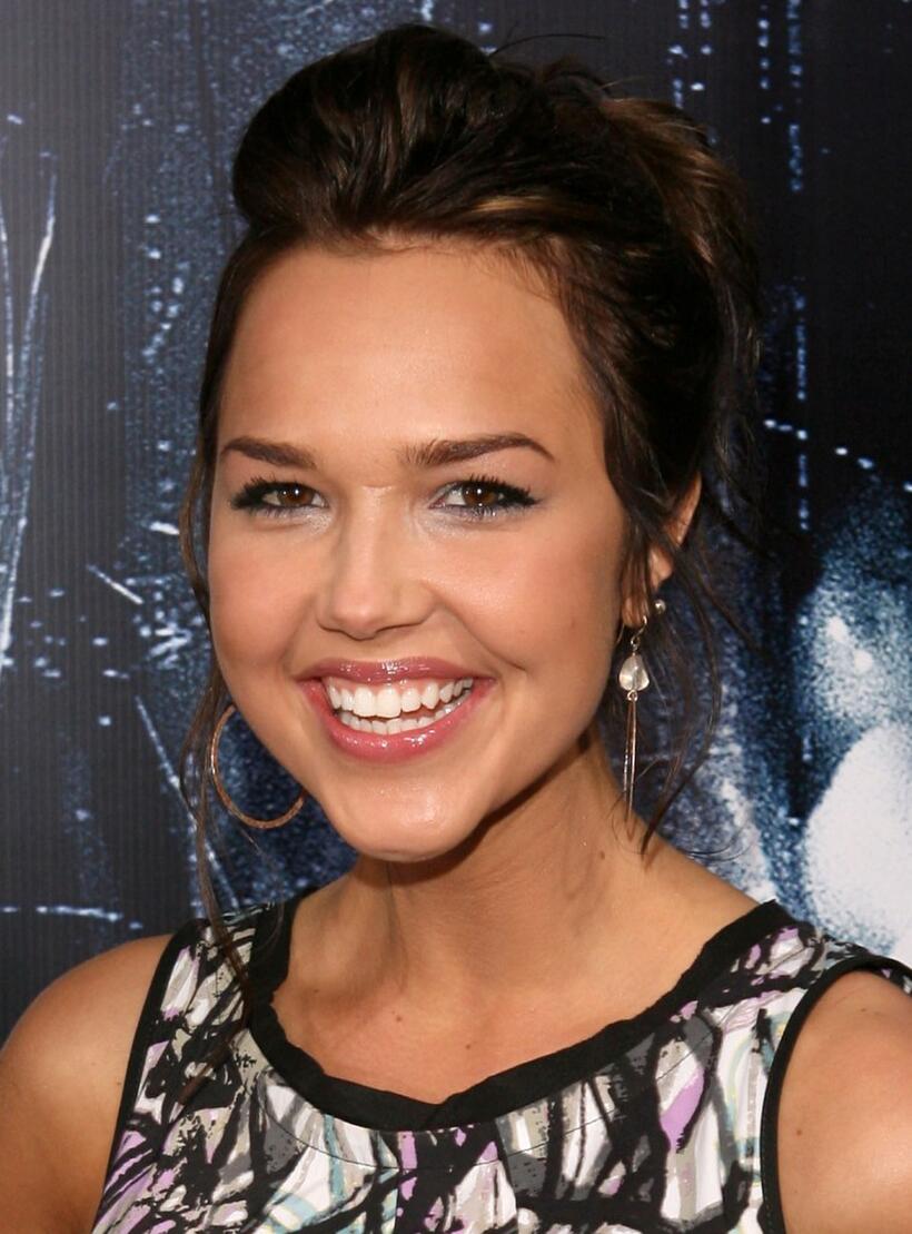 Arielle Kebbel at the world premiere of "Prom Night."