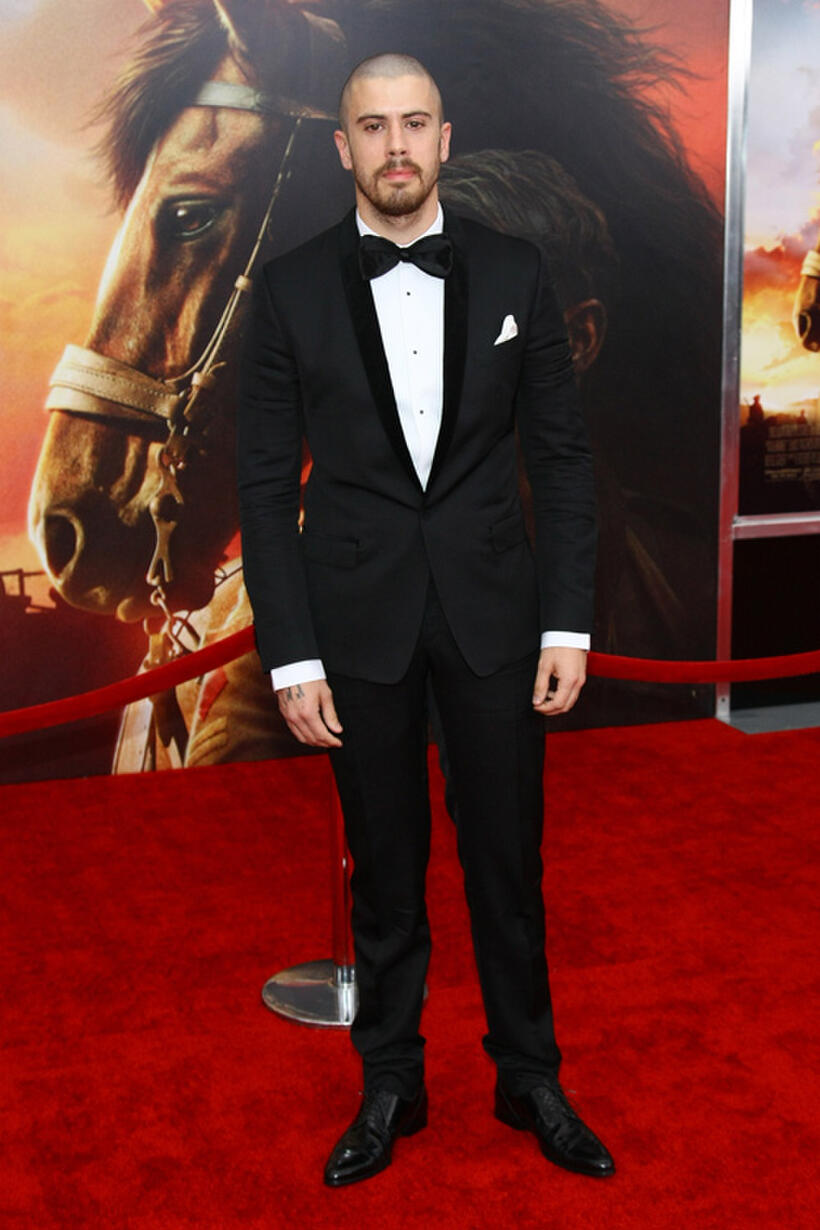 Toby Kebbell at the world premiere of "War Horse" in New York.