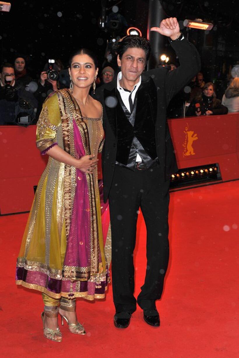 Kajol Devgan and Shah Rukh Khan at the premiere of "My Name Is Khan" during the 60th Berlin International Film Festival.