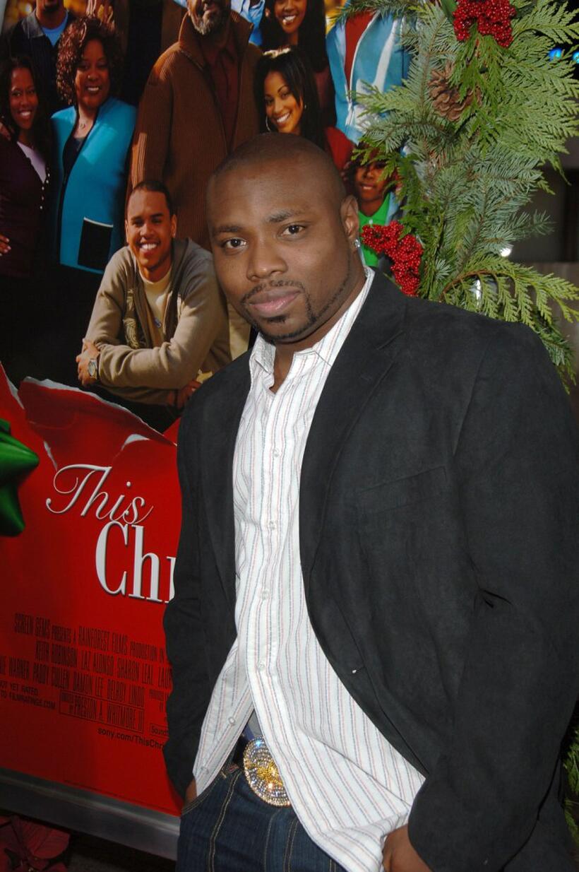 Page Kennedy at the screening of "This Christmas."