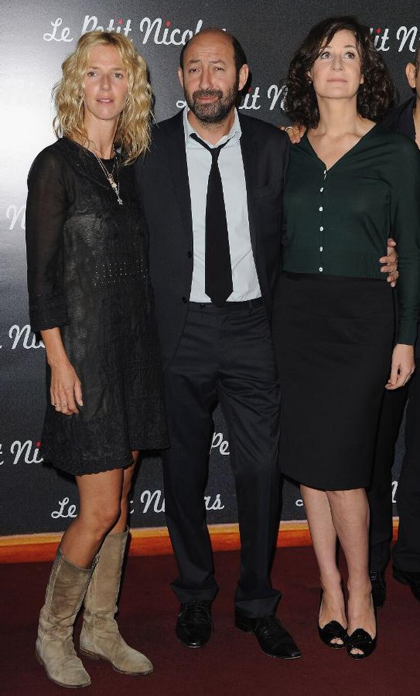 Sandrine Kiberlain, Kad Merad and Valerie Lemercier at the premiere of "Le Petit Nicolas."