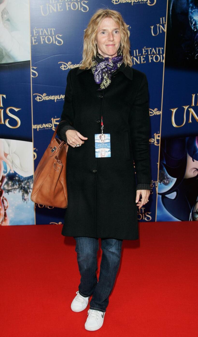 Sandrine Kiberlain at the premiere for "Enchanted."