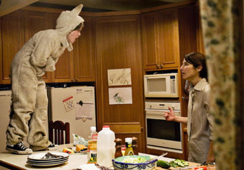 Max Records as Max with Catherine Keener as Connie in "Where the Wild Things Are."