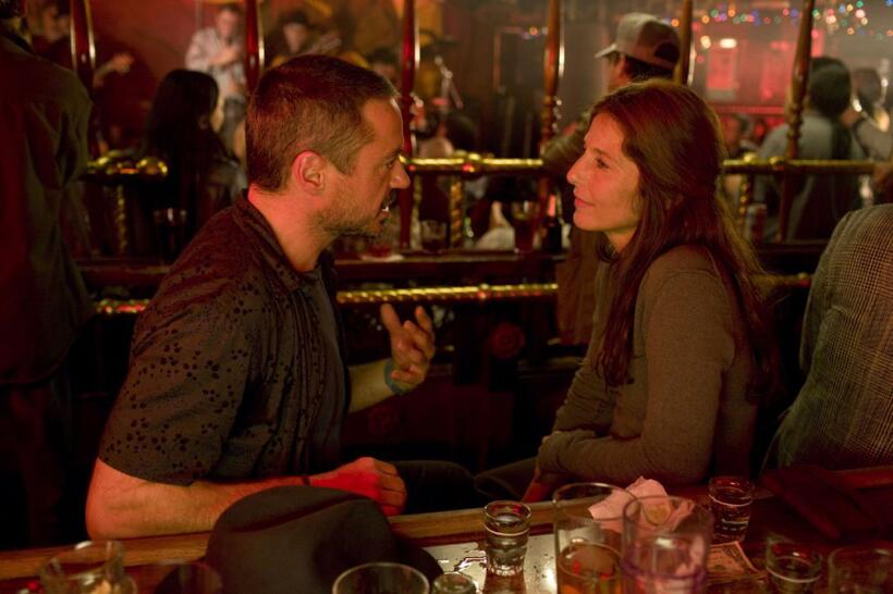 Robert Downey Jr. as Steve Lopez and Catherine Keener as Mary Weston in "The Soloist."
