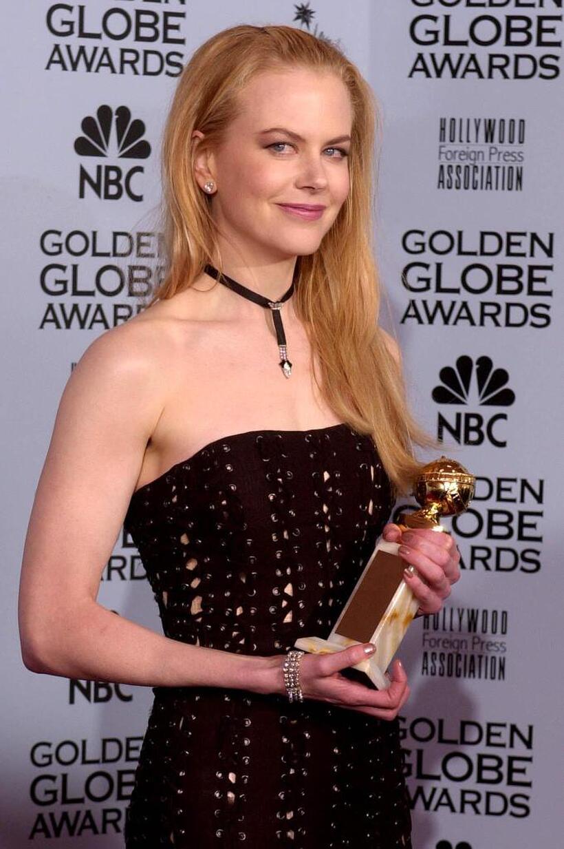 Nicole Kidman at the 59th Annual Golden Globe Awards.