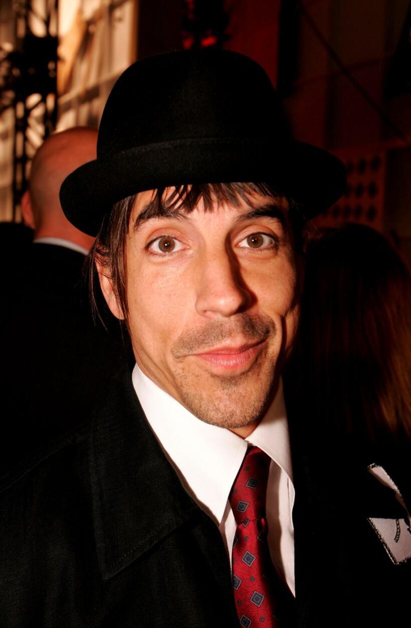 Anthony Kiedis at the Jenni Kayne Spring 2005 show during the Mercedes-Benz Fashion Week.