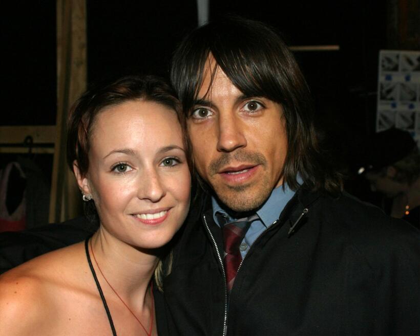 Anthony Kiedis and Jenni Kayne at the Jenni Kayne Fashion Show during the Mercedes-Benz Shows.